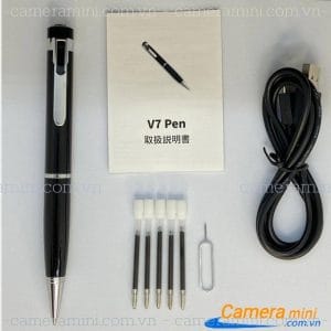 camera ngụy trang bút viết v7