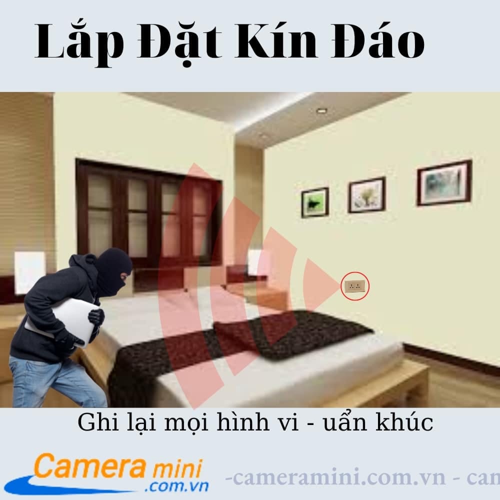 Camera ổ điện âm tường