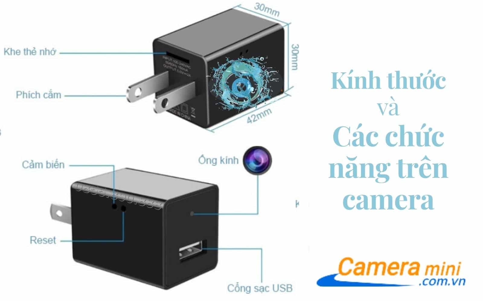 Camera Ngụy Trang Củ Sạc Điện thoại Iphone S12pro - Mới 10 Chi tiết Camera ngụy trang củ sạc iphone-s12pro
