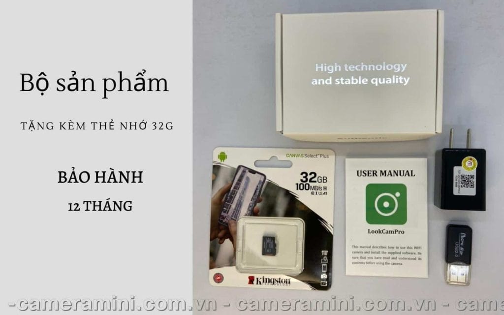 Camera Ngụy Trang Củ Sạc Điện thoại Iphone S12pro - Mới 12 Bộ Phụ kiện đi kèm Camera ngụy trang củ sạc iphone-s12