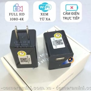 Camera Ngụy Trang Củ Sạc Điện thoại Iphone S12pro - Mới 9 Camera mini siêu nhỏ củ sạc iphone-s12