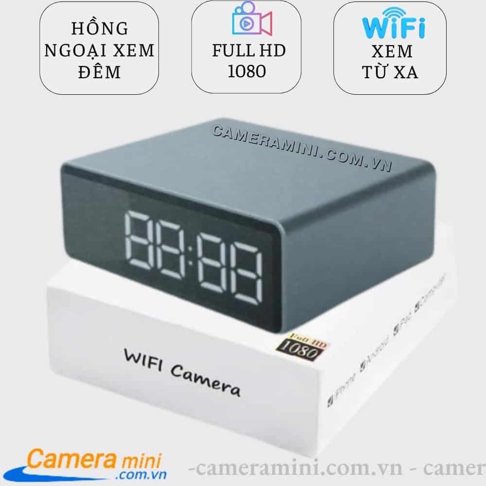 Camera ngụy trang đồng hồ để bàn T13