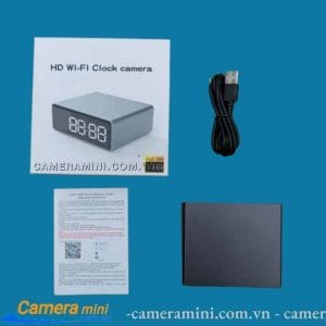 camera ngụy trang đồng hồ để bàn t13