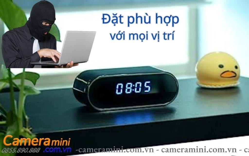Camera ngụy trang đồng hồ để bàn