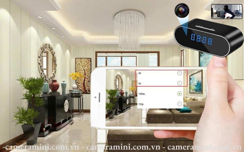 Chất lượng quay vieo của chiếc camera đồng hồ bàn T9