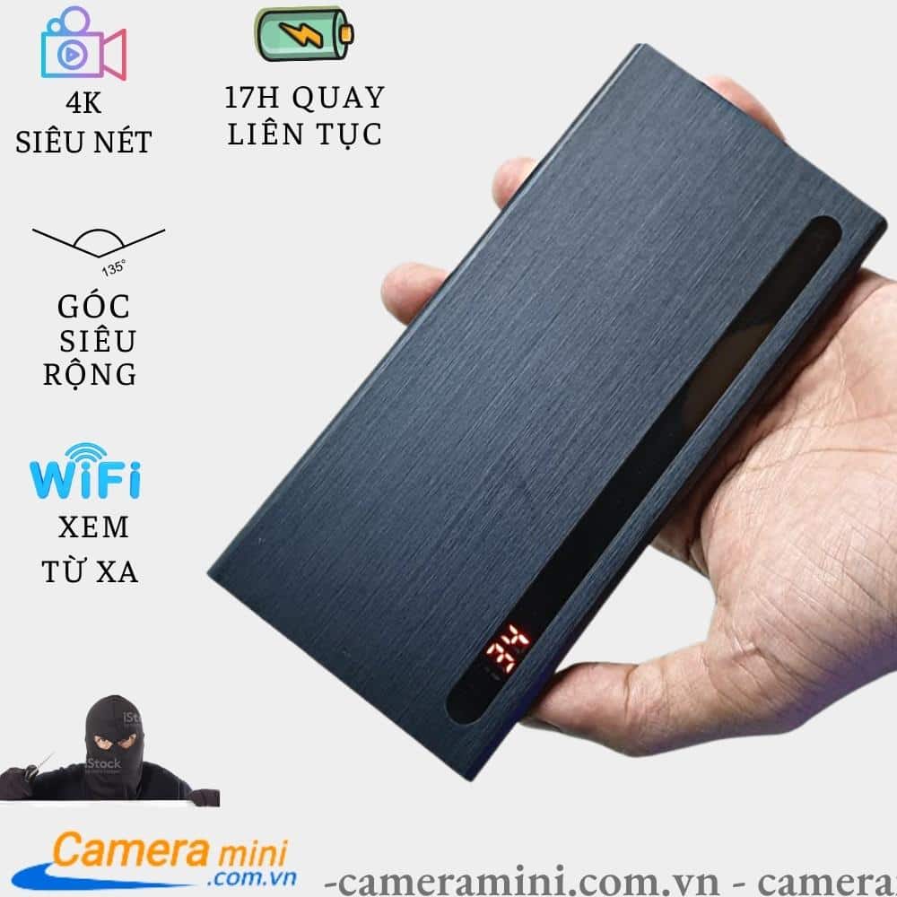 3 loại camera ngụy trang sạc pin dự phòng chính hãng 19 Camera ngụy trang sạc dự phòng H12