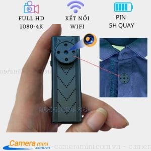 Camera siêu nhỏ giấu kín cúc áo
