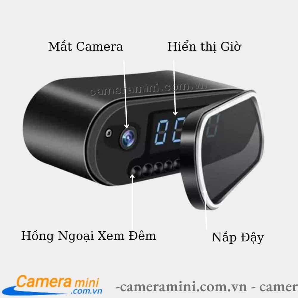camera ngụy trang đồng hồ để bàn t9