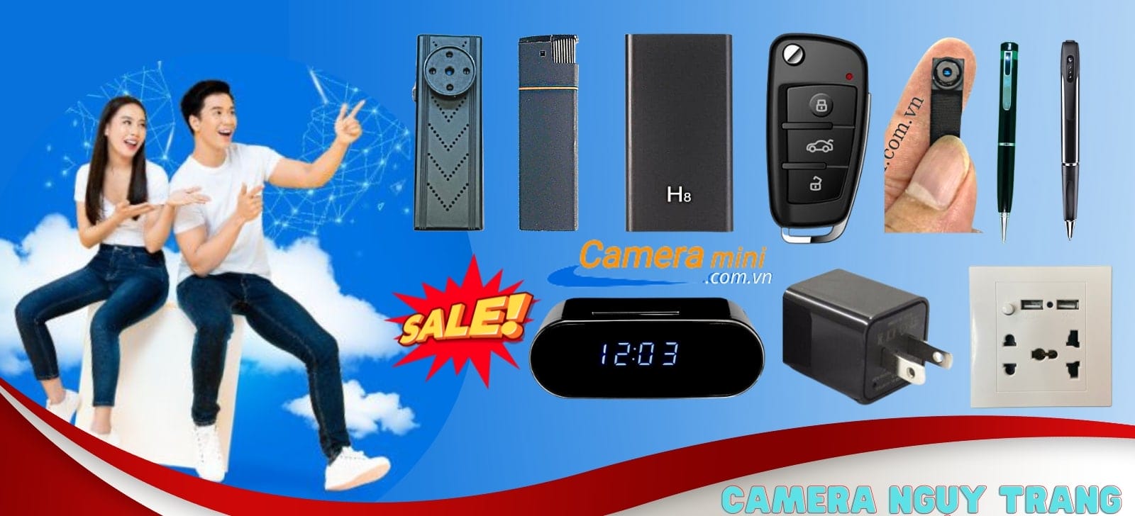 Banner camera ngụy trang