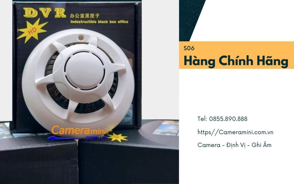 Camera ngụy trang đầu báo khói S06