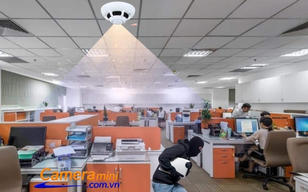 Camera ngụy trang đầu báo khói S06, Lắp đặt dễ dàng