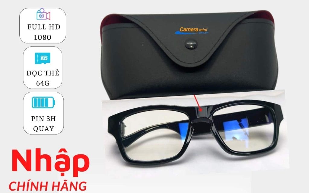 Camera Ngụy Trang Mắt Kính G5s, Thời Trang Siêu Nét 13 Camera mắt kính G5s nhập khẩu