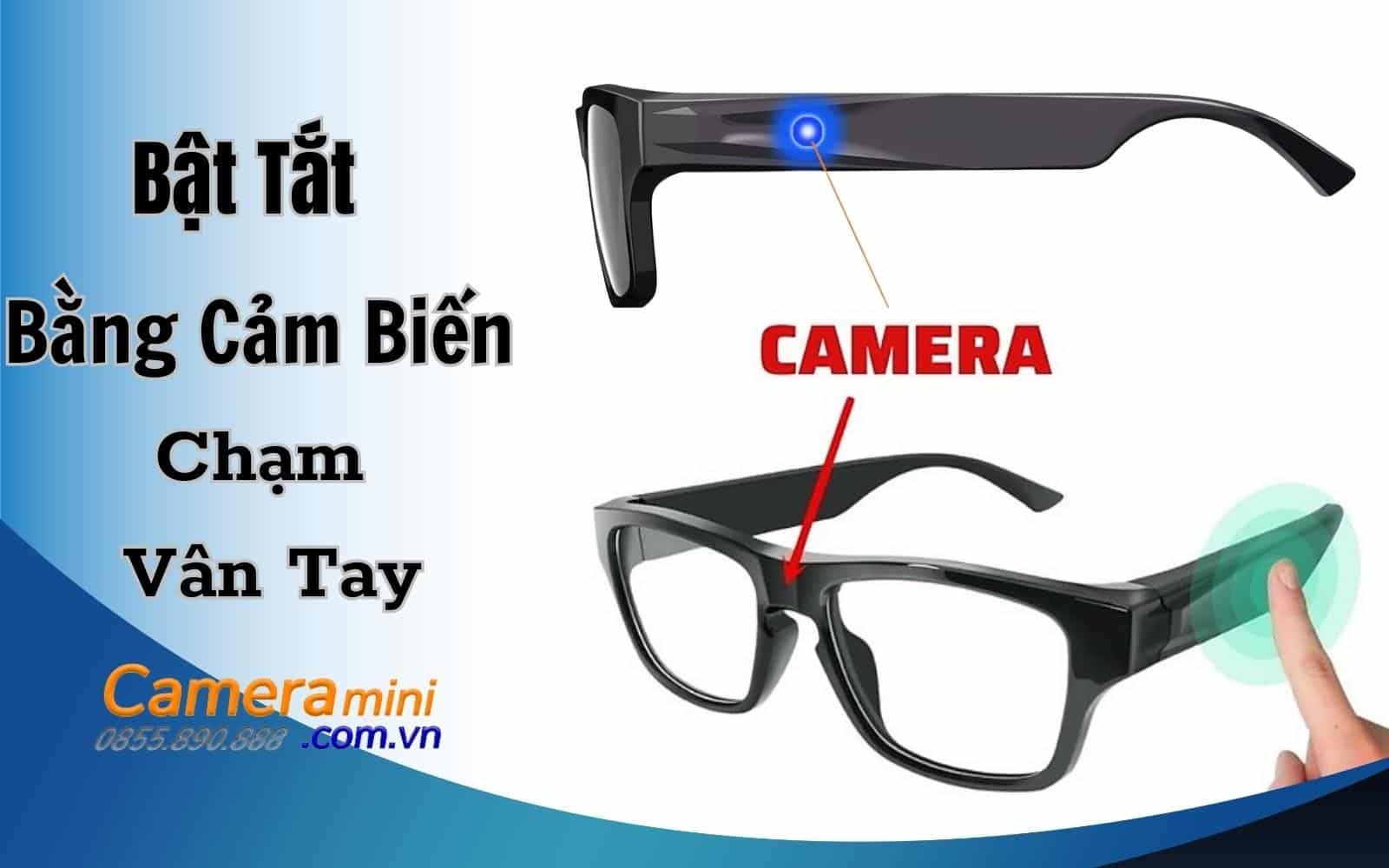 Camera Ngụy Trang Kính Mắt G5s Online, 4k Siêu Nét, Siêu Bền 14 Nút cảm biến bật tắt trên camera ngụy trang kính G5s online