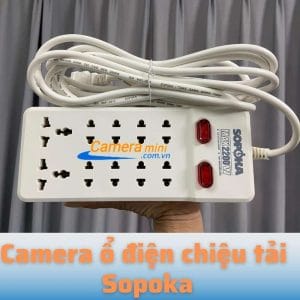 Camera Ngụy Trang Ổ Cắm Điện Sopoka, Hàng Xịn, Xem Từ Xa 7 Camera ngụy trang ổ điện dây chuyền Sopoka, đẹp và độc