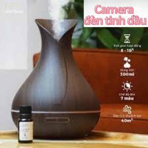 Camera Ngụy Trang Đèn Tinh Dầu - Video 4k, Xem Từ Xa 8 Camera ngụy trang giấu kín đèn tinh dầu