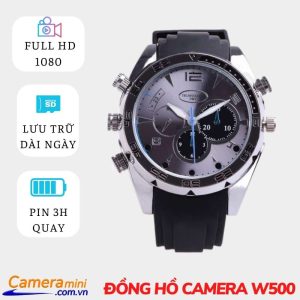 Camera ngụy trang siêu nhỏ đồng hồ đeo tay W500