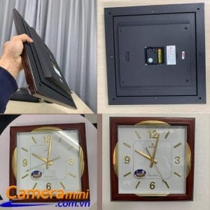 Camera ngụy trang đồng hồ treo tường KV100 - Thiết kế thời trang, đẹp mắt