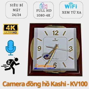 Camera ngụy trang đồng hồ treo tường KV100