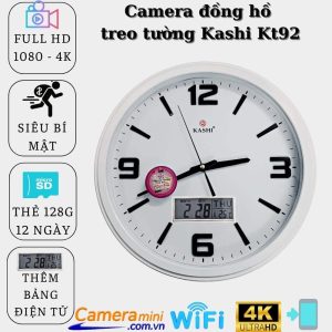 Camera mini hộ gia đình đồng hồ treo tường