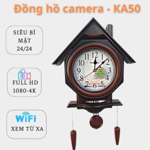 Camera ngụy trang đồng hồ treo tường ka50