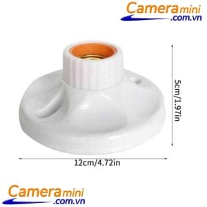 Camera Ngụy Trang Chui Bóng Điện - Siêu Kín Đáo, Độ Phân Giải 4K Sắc Nét 9 Camera ngụy trang siêu nhỏ chui bóng đèn tại shop Camera mini Việt Nam