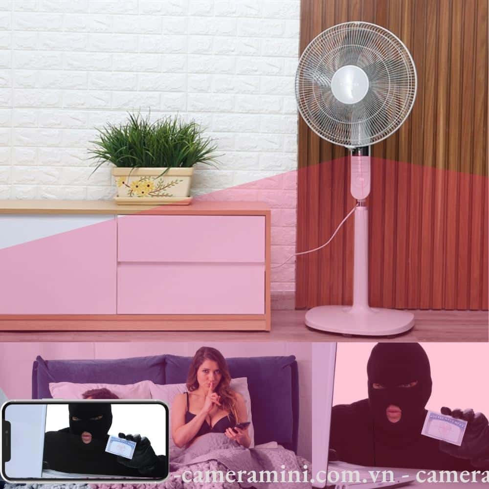 Quạt điện camera quay video siêu kín đáo