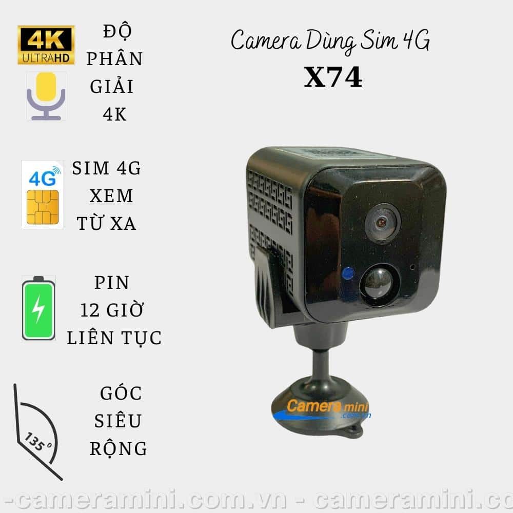 Camera sim 4G X74