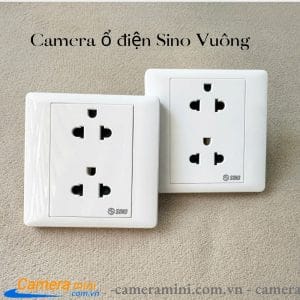 Camera Ổ Điện Vuông Âm Tường, Đầy Đủ Các Mẫu Ổ 6 Camera ổ điện vuông Sino