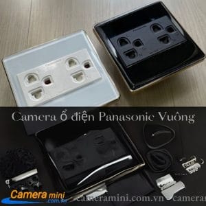 Camera Ổ Điện Vuông Âm Tường, Đầy Đủ Các Mẫu Ổ 9 Camera ổ điện pana