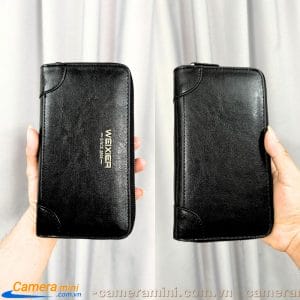 Camera ví da cầm tay