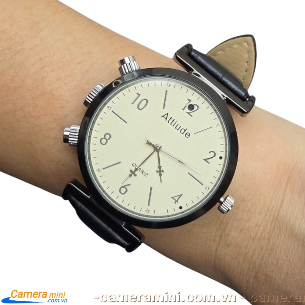 Camera Ngụy Trang Đồng Hồ Đeo Tay Cho Nữ W88T - Siêu Nét 16 Camera dong ho deo tay nu hang doc