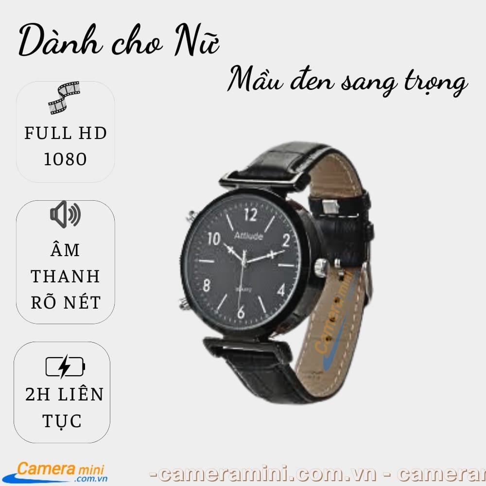 Camera Ngụy Trang Đồng Hồ Đeo Tay Nữ W88D Mắt Siêu Kín 1 Camera Ngụy Trang Đồng Hồ Đeo Tay Nữ W88D Mắt Siêu Kín