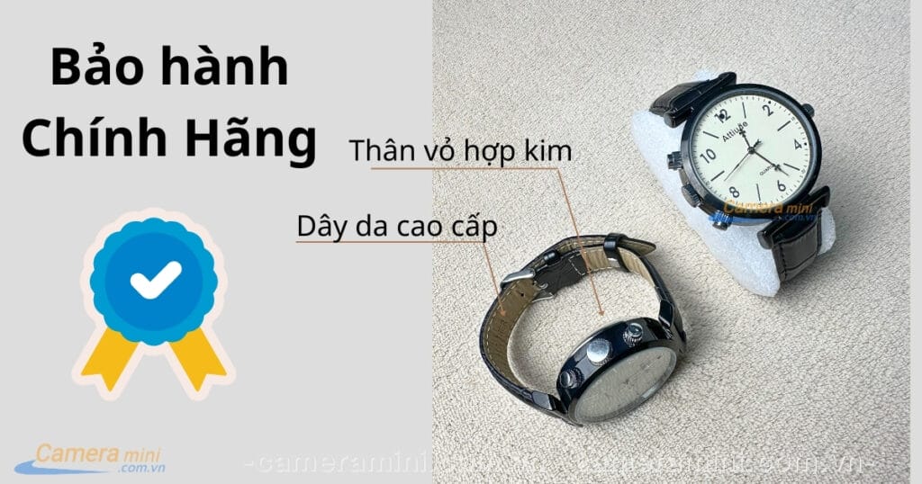 Camera Ngụy Trang Đồng Hồ Đeo Tay Cho Nữ W88T - Siêu Nét 17 Camera nguy trang dong ho nu ben dep