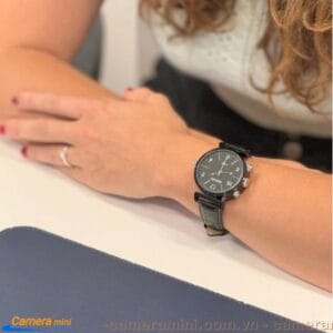 Camera Ngụy Trang Đồng Hồ Đeo Tay Nữ W88D Mắt Siêu Kín 9 Dong ho deo tay nu gan camera