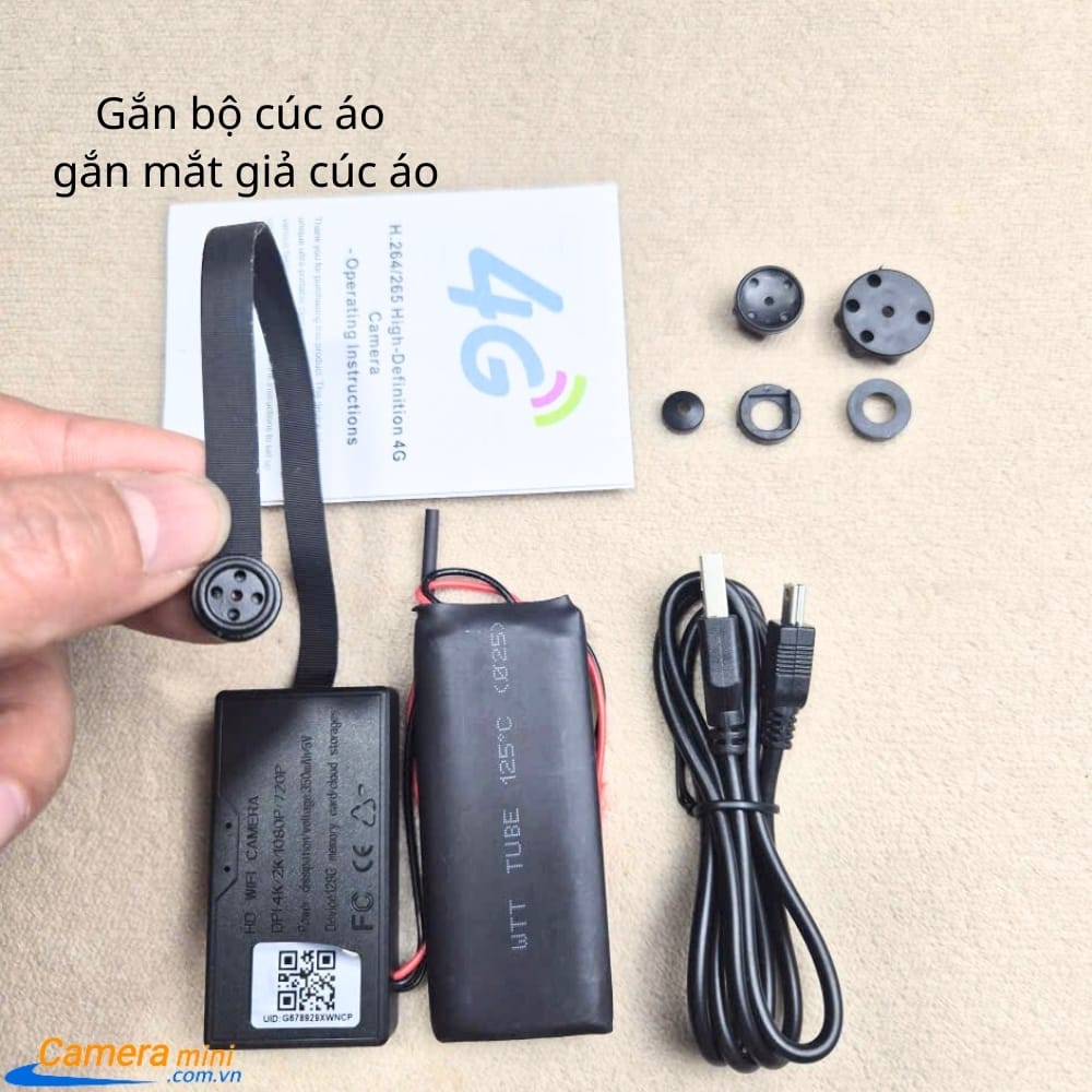 Camera Siêu Nhỏ V99s Dùng Sim, Giấu Ô Tô, Kho Bãi Siêu Kín 12 Camera cuc ao dung sim 4g 5G