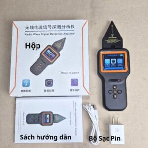 Máy Dò Phát Hiện Camera, Định Vị, Nghe Lén DS-818 Cao Cấp 11 Phu kien cho may do DS 818