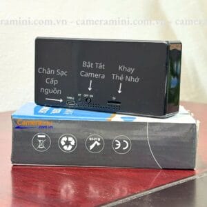 Các nốt chức năng tích hợp phía sau của Camera đồng hồ đặt bàn T13 pro