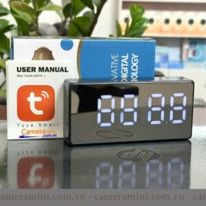 Camera đồng hồ bàn T23 pro, sử dụng app Tuya smat tiếng việt, chung hệ sinh thái với các thiết bị thông minh Smat home