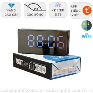 Camera nguỵ trang đồng hồ để bàn T23 pro, dòng cao cấp với đầy đủ công năng hiện đại